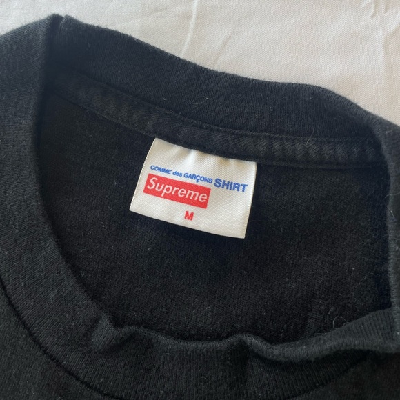 Supreme Comme des Garcons Harold Hunter Tee Black Medium - Picture 5 of 6